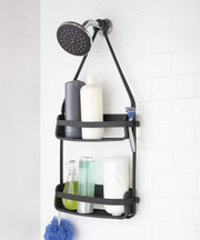 UMBRA - Flex Shower Caddy | Adjustable Hanging Bathroom Organizer & Storage Shelf Home & Kitchen Black