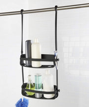 UMBRA - Flex Shower Caddy | Adjustable Hanging Bathroom Organizer & Storage Shelf Home & Kitchen Black