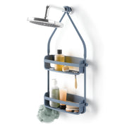 UMBRA - Flex Shower Caddy | Adjustable Hanging Bathroom Organizer & Storage Shelf Home & Kitchen Slate Blue