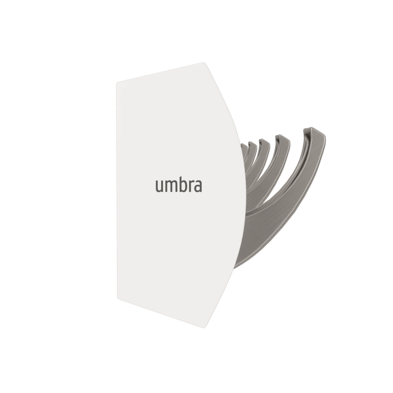UMBRA - Flip 5 Wall Hook | Modern Rotating Wall - Mounted Organizer for Home Home & Kitchen Natural - Nickel