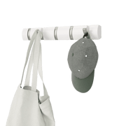 UMBRA - Flip 5 Wall Hook | Modern Rotating Wall - Mounted Organizer for Home Home & Kitchen White - Nickel