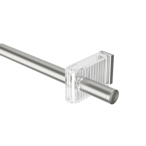 UMBRA - Flute Curtain Rod _ Nickel - Steel / 42 - 120" (107 - 305 cm) / 1" (2.5 cm) Home & Kitchen