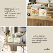 UMBRA - Flute Picture Frame Home & Kitchen Black 8x10"