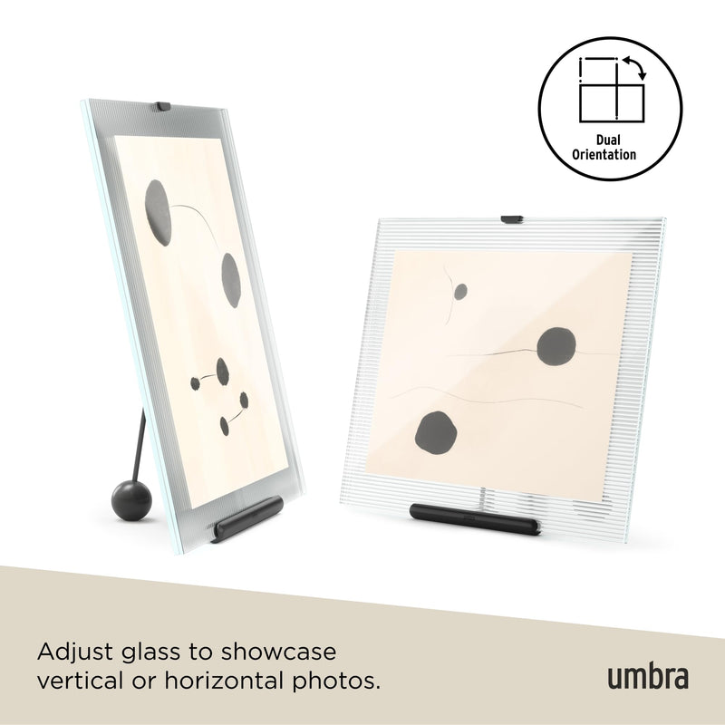UMBRA - Flute Picture Frame Home & Kitchen Black 8x10"