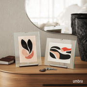UMBRA - Flute Picture Frame Home & Kitchen Brass 5x7"