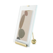 UMBRA - Flute Picture Frame Home & Kitchen Brass 5x7"