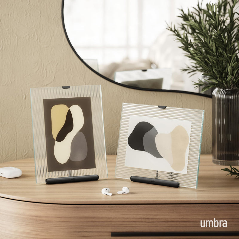 UMBRA - Flute Picture Frame Home & Kitchen Brass 5x7"