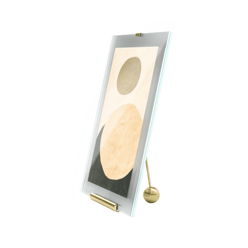 UMBRA - Flute Picture Frame Home & Kitchen Brass 8x10"