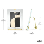 UMBRA - Flute Picture Frame Home & Kitchen Chrome 4x6"