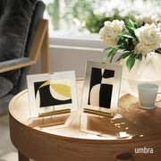 UMBRA - Flute Picture Frame Home & Kitchen Chrome 4x6"