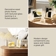 UMBRA - Flute Picture Frame Home & Kitchen Chrome 4x6"
