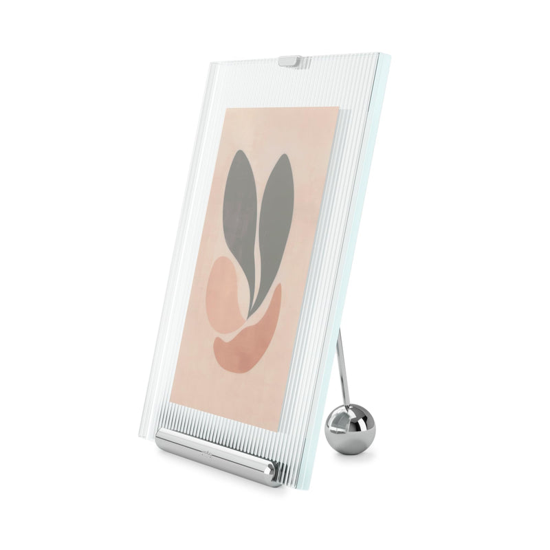 UMBRA - Flute Picture Frame Home & Kitchen Chrome 5x7"