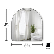 UMBRA - Hubba Arched Wall Mirror Home & Kitchen Brass