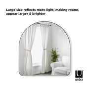 UMBRA - Hubba Arched Wall Mirror Home & Kitchen Brass
