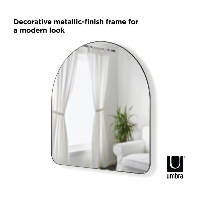 UMBRA - Hubba Arched Wall Mirror Home & Kitchen Brass