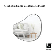 UMBRA - Hubba Pebble Wall Mirror Home & Kitchen Metallic Titanium