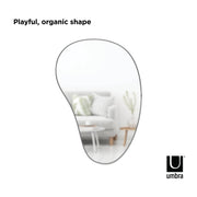 UMBRA - Hubba Pebble Wall Mirror Home & Kitchen Metallic Titanium