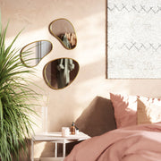 UMBRA - Hubba Pebble Wall Mirrors, Set of 3 Home & Kitchen Brass