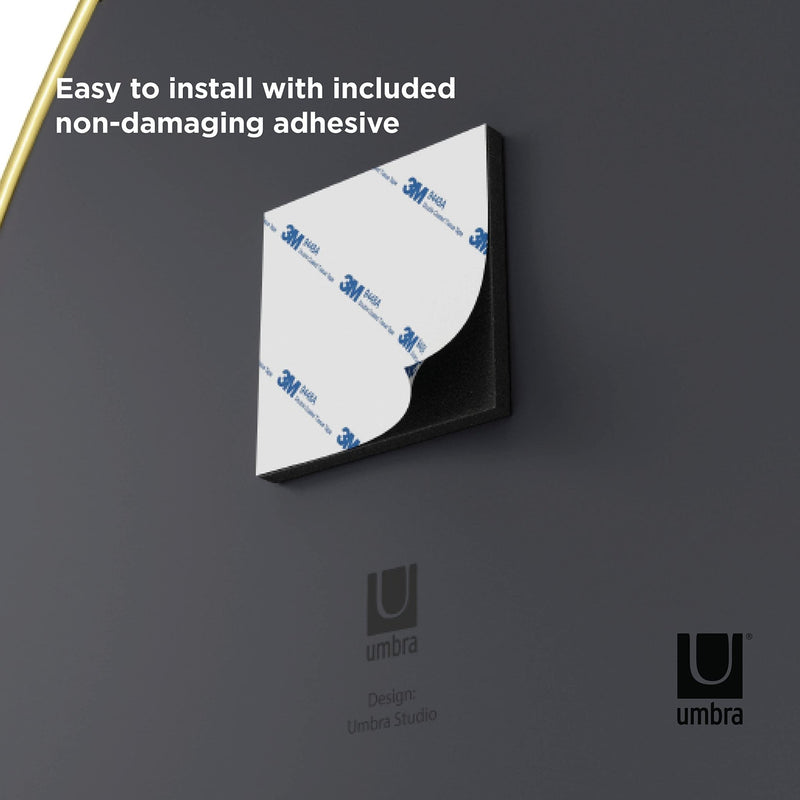 UMBRA - Hubba Pebble Wall Mirrors, Set of 3 Home & Kitchen Brass