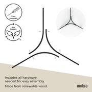 UMBRA - Madera Coffee Table Home & Kitchen Black