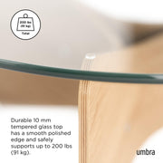 UMBRA - Madera Coffee Table Home & Kitchen Black