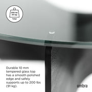 UMBRA - Madera Coffee Table Home & Kitchen Black
