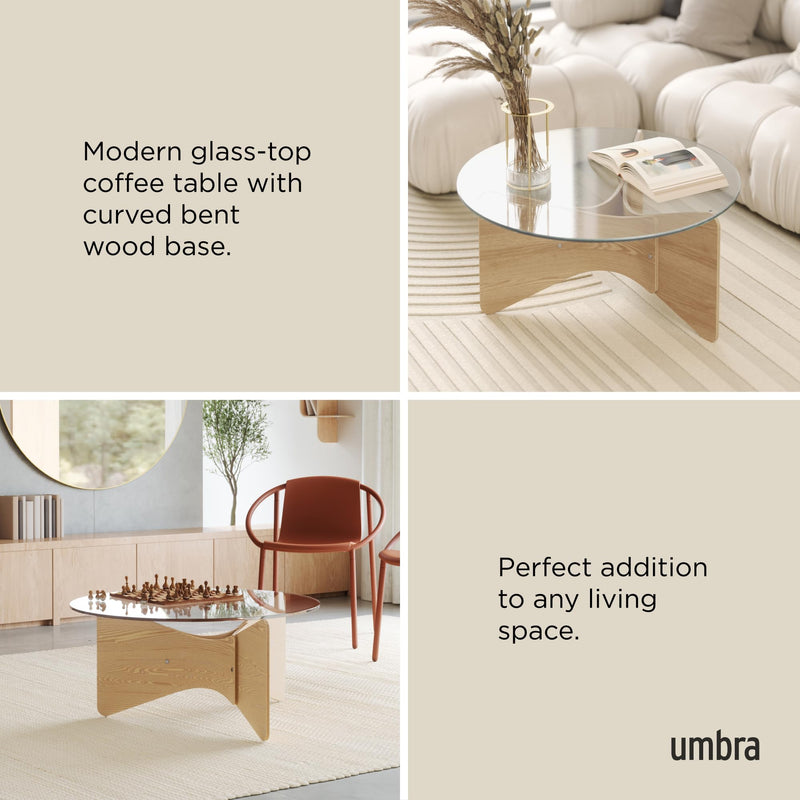 UMBRA - Madera Coffee Table Home & Kitchen Black