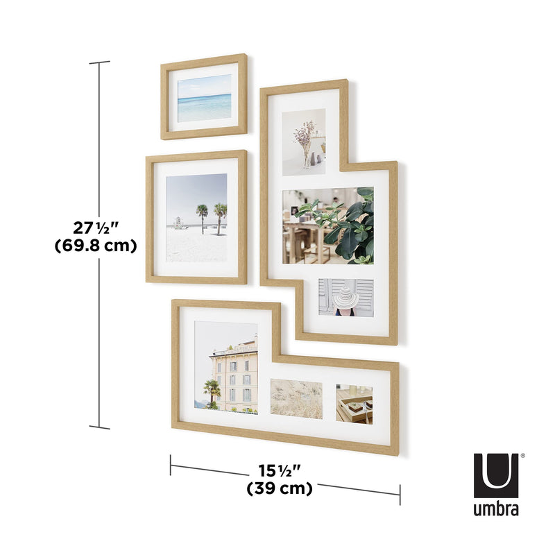 UMBRA - Mingle Wall Picture Frames, Set of 4 Home & Kitchen Natural