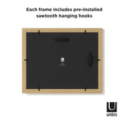 UMBRA - Mingle Wall Picture Frames, Set of 4 Home & Kitchen Natural