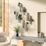 UMBRA - Montage Metal Wall Shelves | Set of 2 Home & Kitchen White