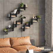 UMBRA - Montage Metal Wall Shelves | Set of 2 Home & Kitchen White