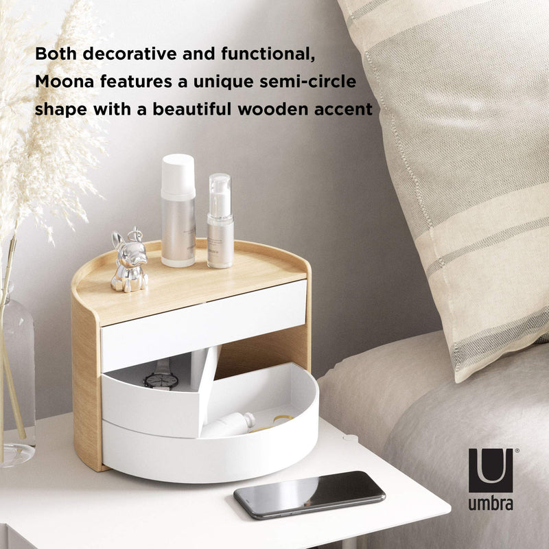 UMBRA - Moona Storage Box Home & Kitchen White - Natural