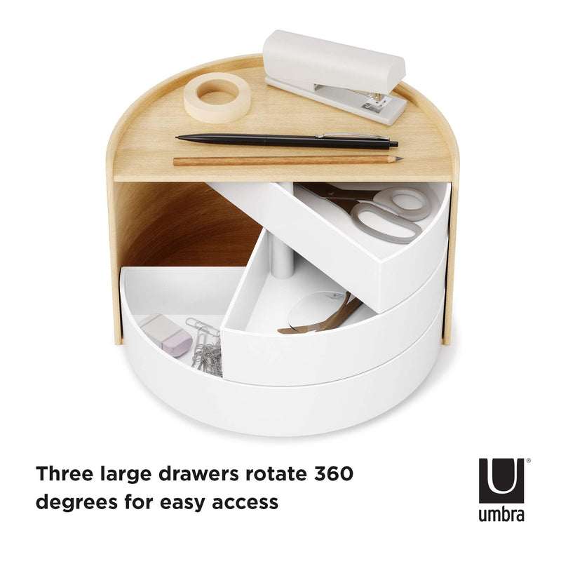UMBRA - Moona Storage Box Home & Kitchen White - Natural
