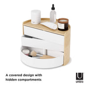 UMBRA - Moona Storage Box Home & Kitchen White - Natural