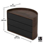 UMBRA - Moona Storage Box Home & Kitchen White - Natural