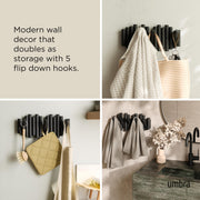 UMBRA - Picket 5 Wall Hook Home & Kitchen Natural