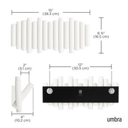 UMBRA - Picket 5 Wall Hook Home & Kitchen Natural