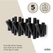UMBRA - Picket 5 Wall Hook Home & Kitchen Natural