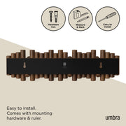 UMBRA - Picket 8 Wall Hook Home & Kitchen Natural