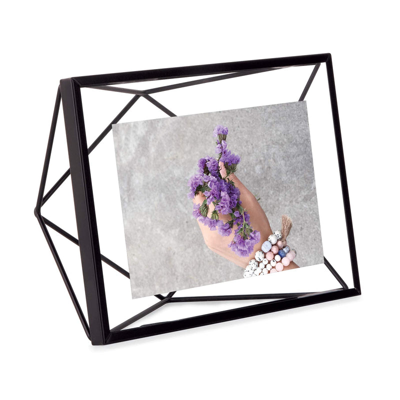 UMBRA - Prisma Picture Frame | Modern Geometric Photo Frame Home & Kitchen Black 4x6" (10x15 cm)