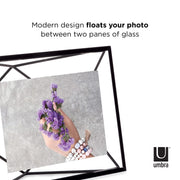 UMBRA - Prisma Picture Frame | Modern Geometric Photo Frame Home & Kitchen Black 4x6" (10x15 cm)