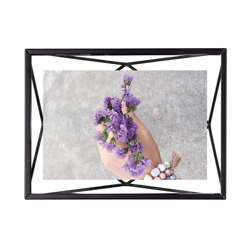 UMBRA - Prisma Picture Frame | Modern Geometric Photo Frame Home & Kitchen Black 4x6" (10x15 cm)