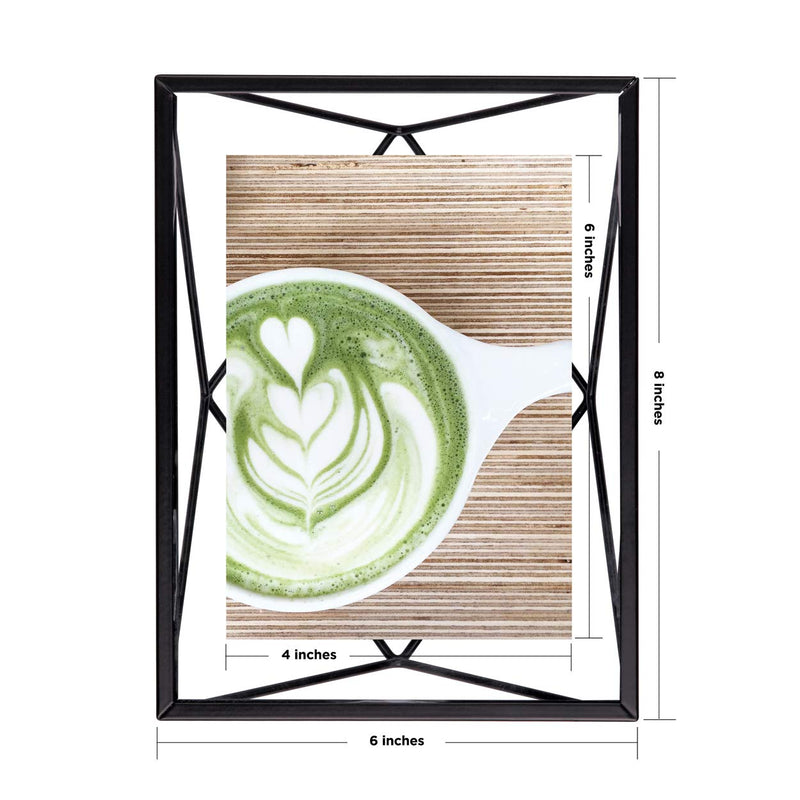 UMBRA - Prisma Picture Frame | Modern Geometric Photo Frame Home & Kitchen Black 4x6" (10x15 cm)