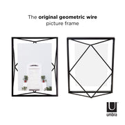 UMBRA - Prisma Picture Frame | Modern Geometric Photo Frame Home & Kitchen Black 5x7" (13x18 cm)