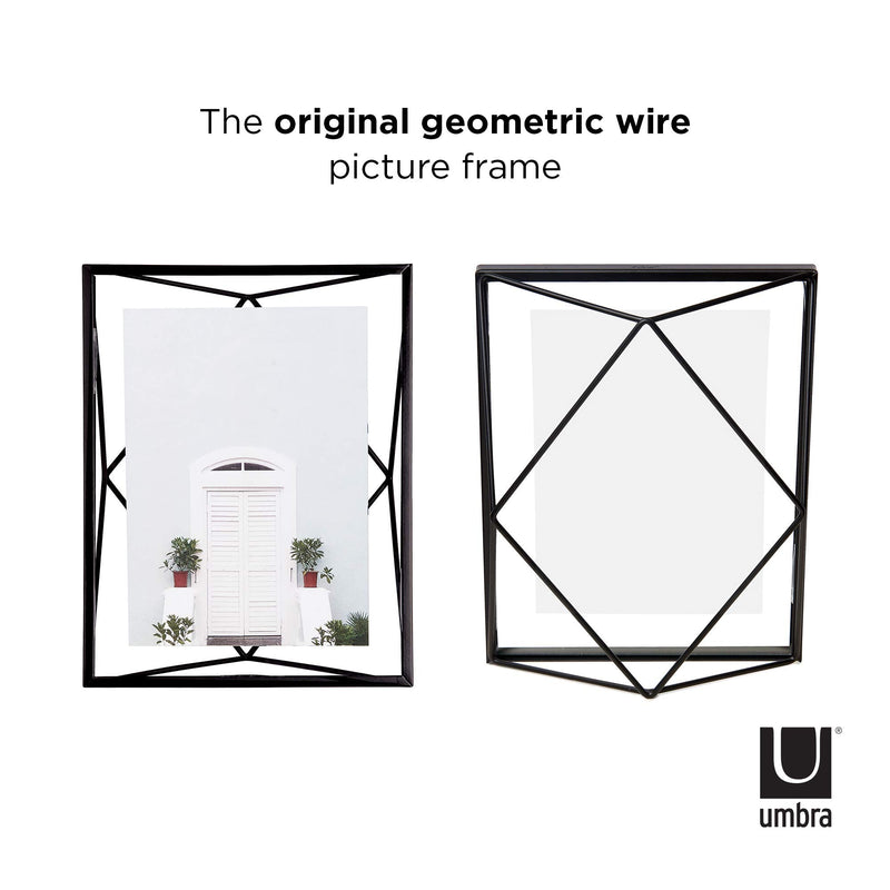 UMBRA - Prisma Picture Frame | Modern Geometric Photo Frame Home & Kitchen Black 5x7" (13x18 cm)