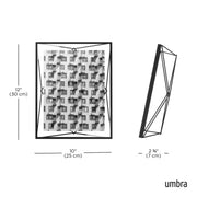 UMBRA - Prisma Picture Frame | Modern Geometric Photo Frame Home & Kitchen Black 8x10" (20x25 cm)