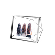 UMBRA - Prisma Picture Frame | Modern Geometric Photo Frame Home & Kitchen Chrome 4x6" (10x15 cm)
