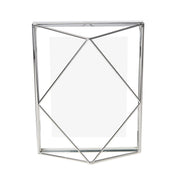 UMBRA - Prisma Picture Frame | Modern Geometric Photo Frame Home & Kitchen Chrome 5x7" (13x18 cm)