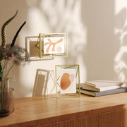UMBRA - Prisma Picture Frame | Modern Geometric Photo Frame Home & Kitchen Chrome 8x10" (20x25 cm)