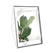 UMBRA - Prisma Picture Frame | Modern Geometric Photo Frame Home & Kitchen Chrome 8x10" (20x25 cm)